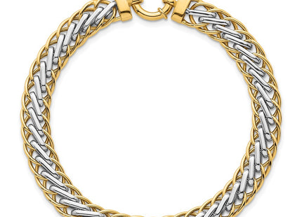 14k Two-tone Bracelets Style SF3189 - Classique Jewelry Inc.