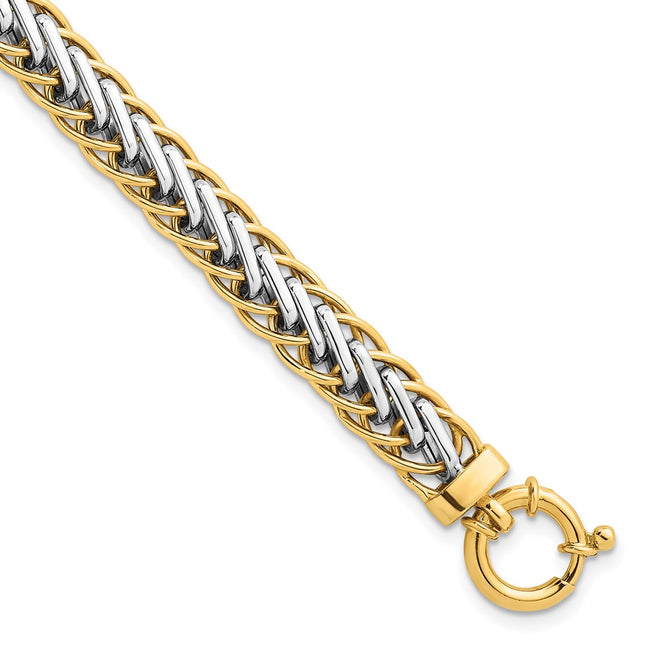 14k Two-tone Bracelets Style SF3189 - Classique Jewelry Inc.