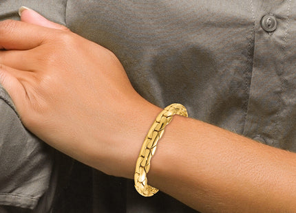 14k Polished Lightweight Fancy Link 7. Bracelet, 7.5 x 9.3mm