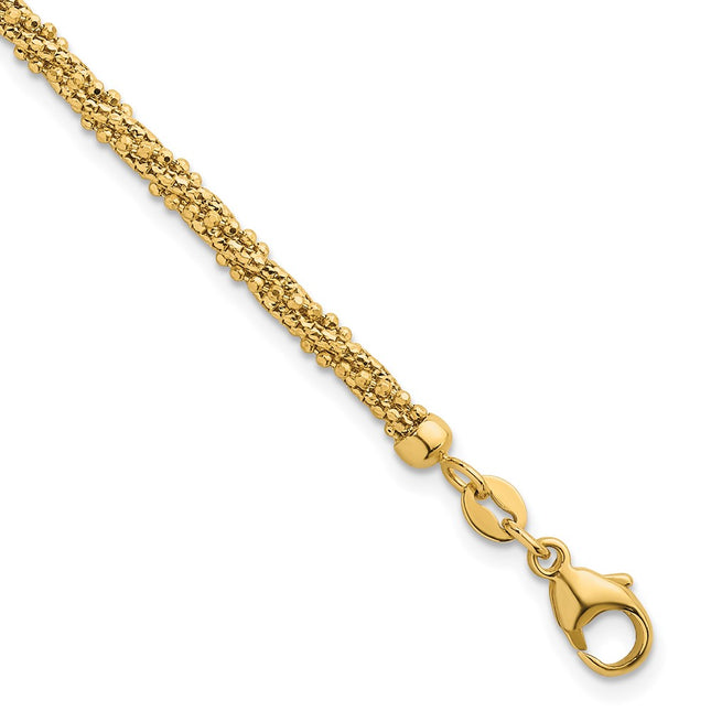 14k Yellow Gold Bracelets Style SF3194 - Classique Jewelry Inc.