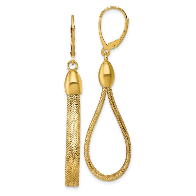 14k Yellow Gold Earrings Style SF3200E - Classique Jewelry Inc.