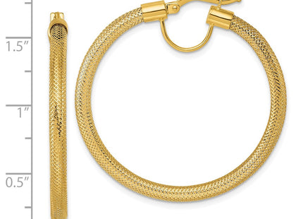 14k Yellow Gold Earrings Style SF3202E - Classique Jewelry Inc.