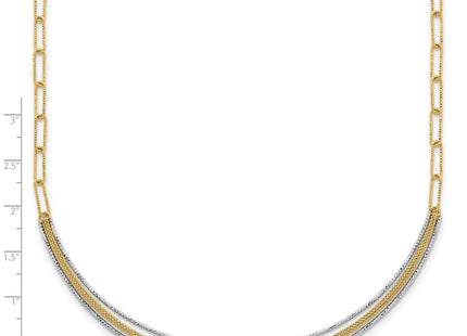 14k Two-tone Jewelry Style SF3203 - Classique Jewelry Inc.