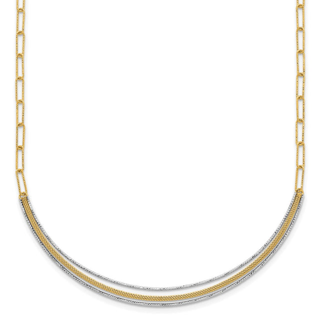 14k Two-tone Jewelry Style SF3203 - Classique Jewelry Inc.