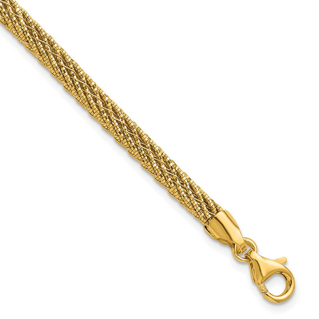 14k Yellow Gold Bracelets Style SF3204 - Classique Jewelry Inc.