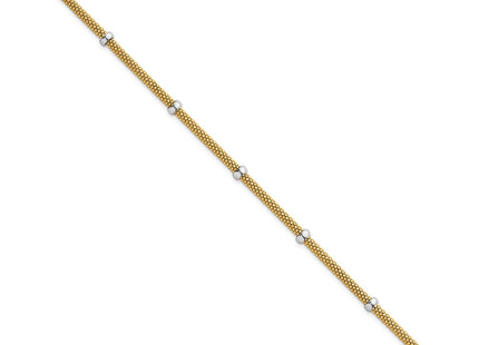 14k Two-tone Bracelets Style SF3205 - Classique Jewelry Inc.
