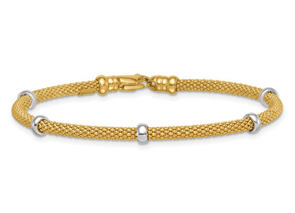 14k Two-tone Bracelets Style SF3205 - Classique Jewelry Inc.