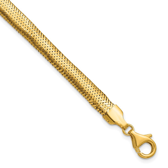 14k Yellow Gold Bracelets Style SF3207 - Classique Jewelry Inc.
