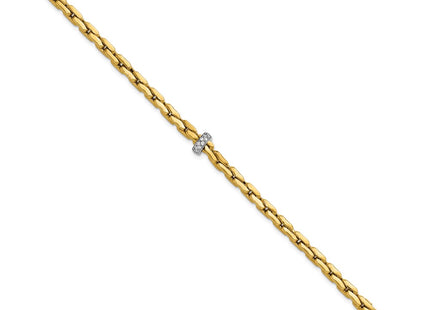14k Two-tone Bracelets Style SF3209 - Classique Jewelry Inc.