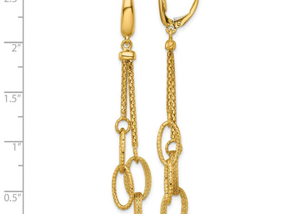 14k Yellow Gold Earrings Style SF3216E - Classique Jewelry Inc.