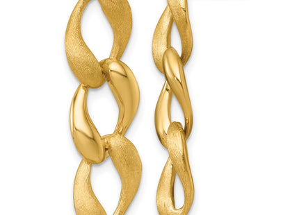 14k Yellow Gold Earrings Style SF3219E - Classique Jewelry Inc.