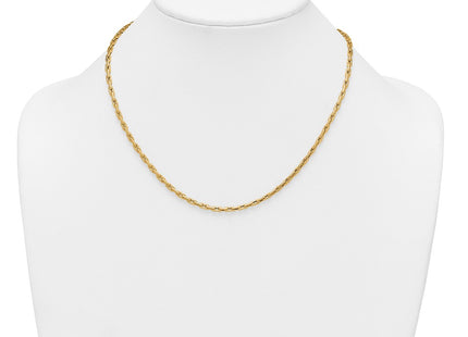 14K gold necklace, another view