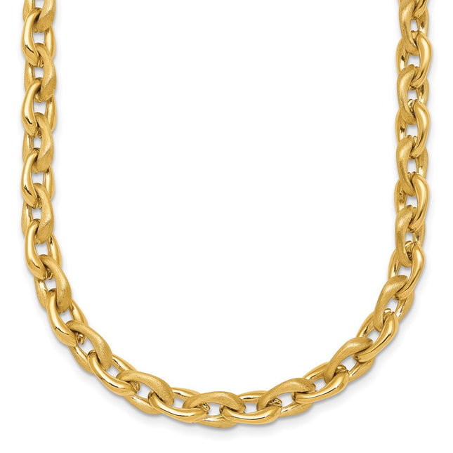 14k Yellow Gold Chain Necklaces Style SF3229 - Classique Jewelry Inc.