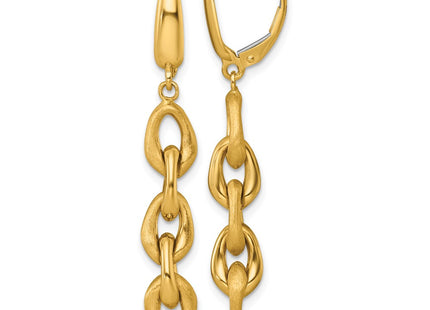 14k Yellow Gold Earrings Style SF3229E - Classique Jewelry Inc.