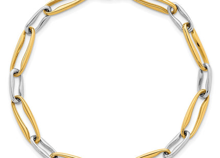 14k Two-tone Bracelets Style SF3234 - Classique Jewelry Inc.