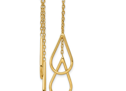 14k Yellow Gold Earrings Style SF3235E - Classique Jewelry Inc.