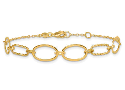 14k Yellow Gold Bracelets Style SF3236 - Classique Jewelry Inc.