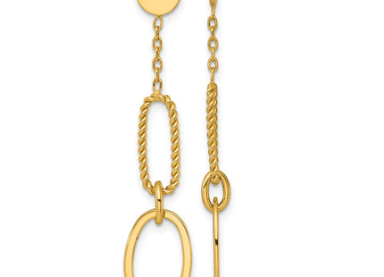 14k Yellow Gold Earrings Style SF3236E - Classique Jewelry Inc.