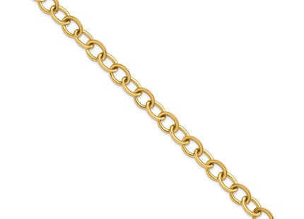 14k Yellow Gold Chain Bracelets Style SF3238 - Classique Jewelry Inc.