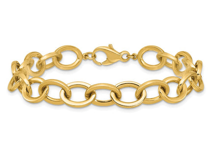 14k Yellow Gold Chain Bracelets Style SF3238 - Classique Jewelry Inc.