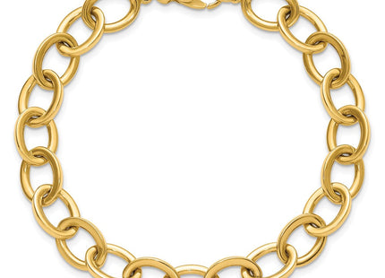 14k Polished Round Cable Chain