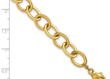 14k Yellow Gold Chain Bracelets Style SF3238 - Classique Jewelry Inc.