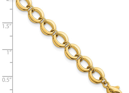 14k Yellow Gold Bracelets Style SF3243 - Classique Jewelry Inc.
