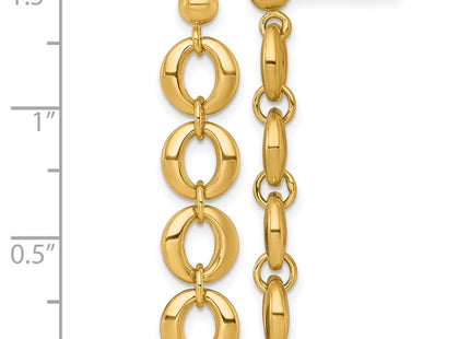 14k Yellow Gold Earrings Style SF3243E - Classique Jewelry Inc.