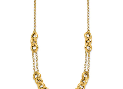 14k Yellow Gold Chain Necklaces Style SF3244 - Classique Jewelry Inc.