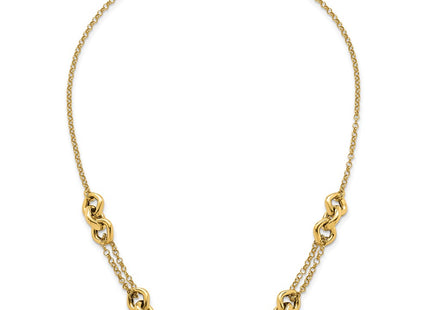 14k Yellow Gold Chain Necklaces Style SF3244 - Classique Jewelry Inc.