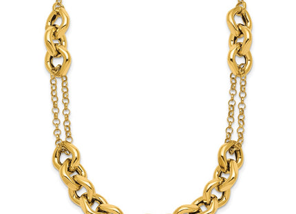 14k Yellow Gold Chain Necklaces Style SF3244 - Classique Jewelry Inc.