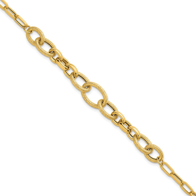 14k Yellow Gold Bracelets Style SF3246 - Classique Jewelry Inc.