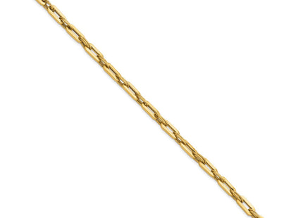 14K Polished and Textured Double Fancy Link