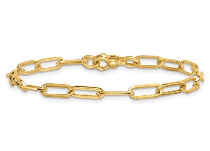 14k Polished Paper Clip Link 7. Necklace
