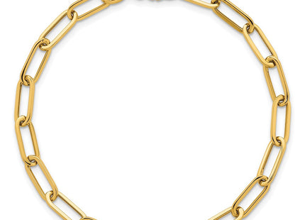 14k Polished Paper Clip Link 7. Necklace