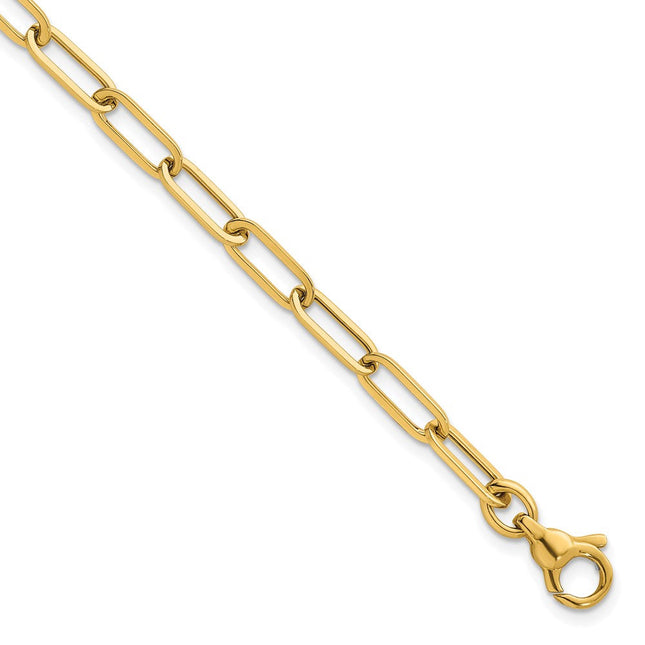 14k Polished Paper Clip Link 7. Necklace