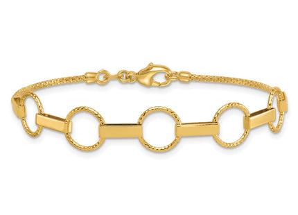 14k Yellow Gold Bracelets Style SF3260 - Classique Jewelry Inc.