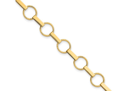 14k Yellow Gold Bracelets Style SF3260 - Classique Jewelry Inc.