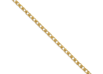14K Polished and Textured Fancy Knot Link Bracelet