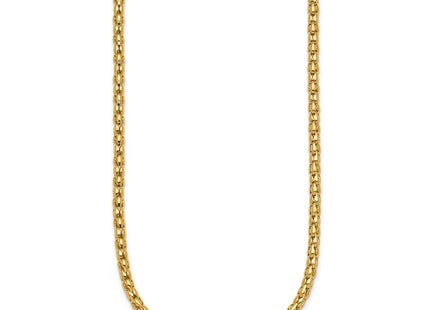 14K gold necklace, alternate view