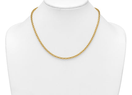 14K gold necklace, another view