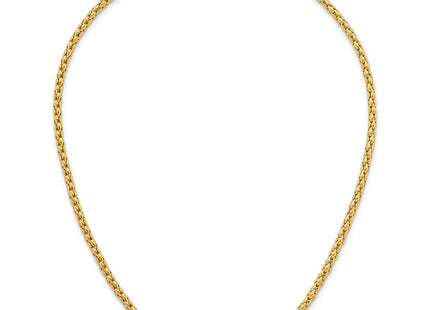 14K gold necklace, further view
