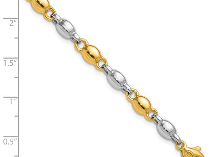 14k Two-tone Bracelets Style SF3264 - Classique Jewelry Inc.