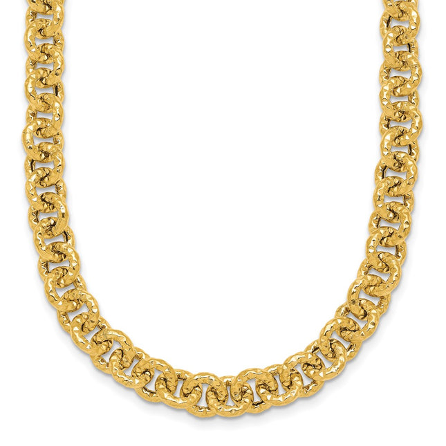 14k Yellow Gold Chain Necklaces Style SF3266 - Classique Jewelry Inc.