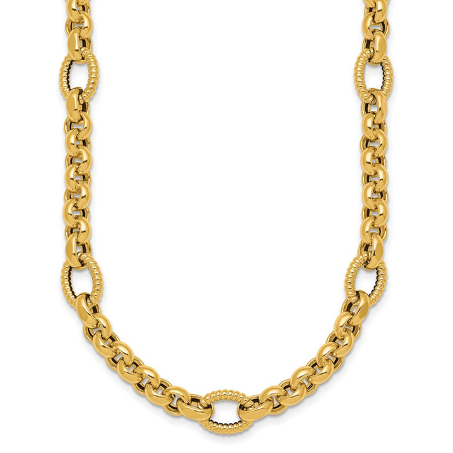 14k Yellow Gold Chain Necklaces Style SF3267 - Classique Jewelry Inc.