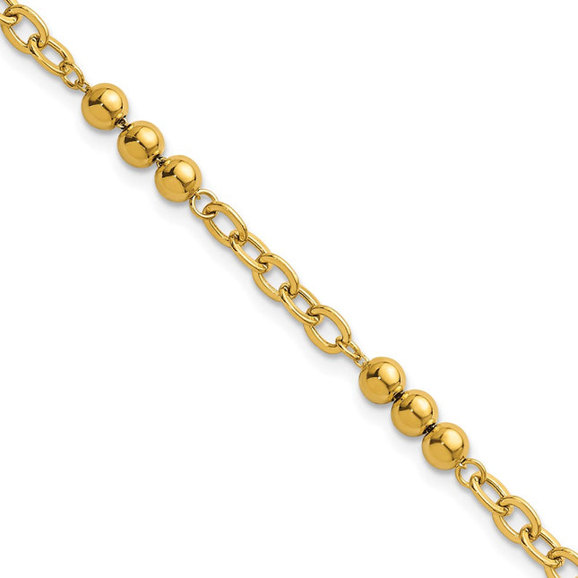 14k Yellow Gold Bracelets Style SF3277 - Classique Jewelry Inc.