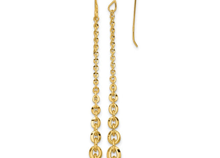 14k Yellow Gold Earrings Style SF3281E - Classique Jewelry Inc.