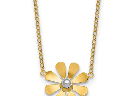 14k Yellow & Rhodium Jewelry Style SF3282 - Classique Jewelry Inc.