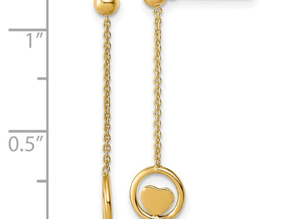 14k Yellow Gold Earrings Style SF3283E - Classique Jewelry Inc.