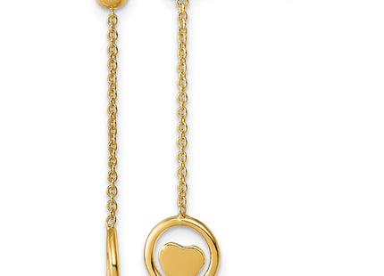 14k Yellow Gold Earrings Style SF3283E - Classique Jewelry Inc.